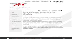 Desktop Screenshot of bip.proakademia.eu